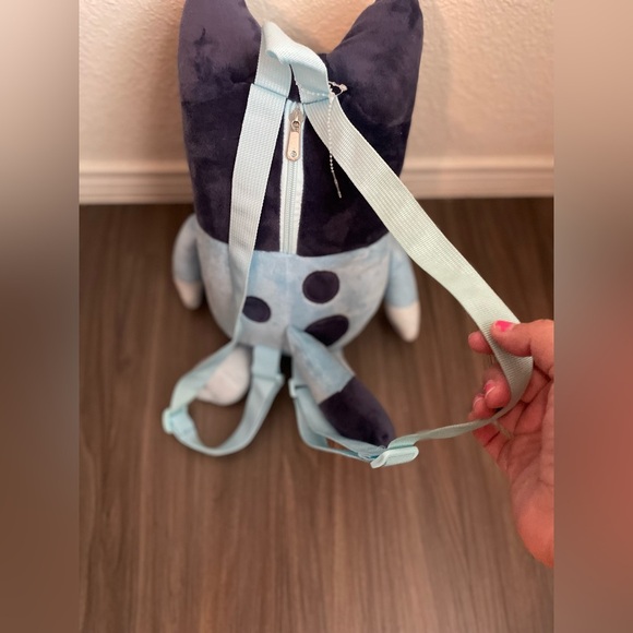 Bluey Blue and Yellow Plush Backpack for Kids OS - Picture 3 of 5